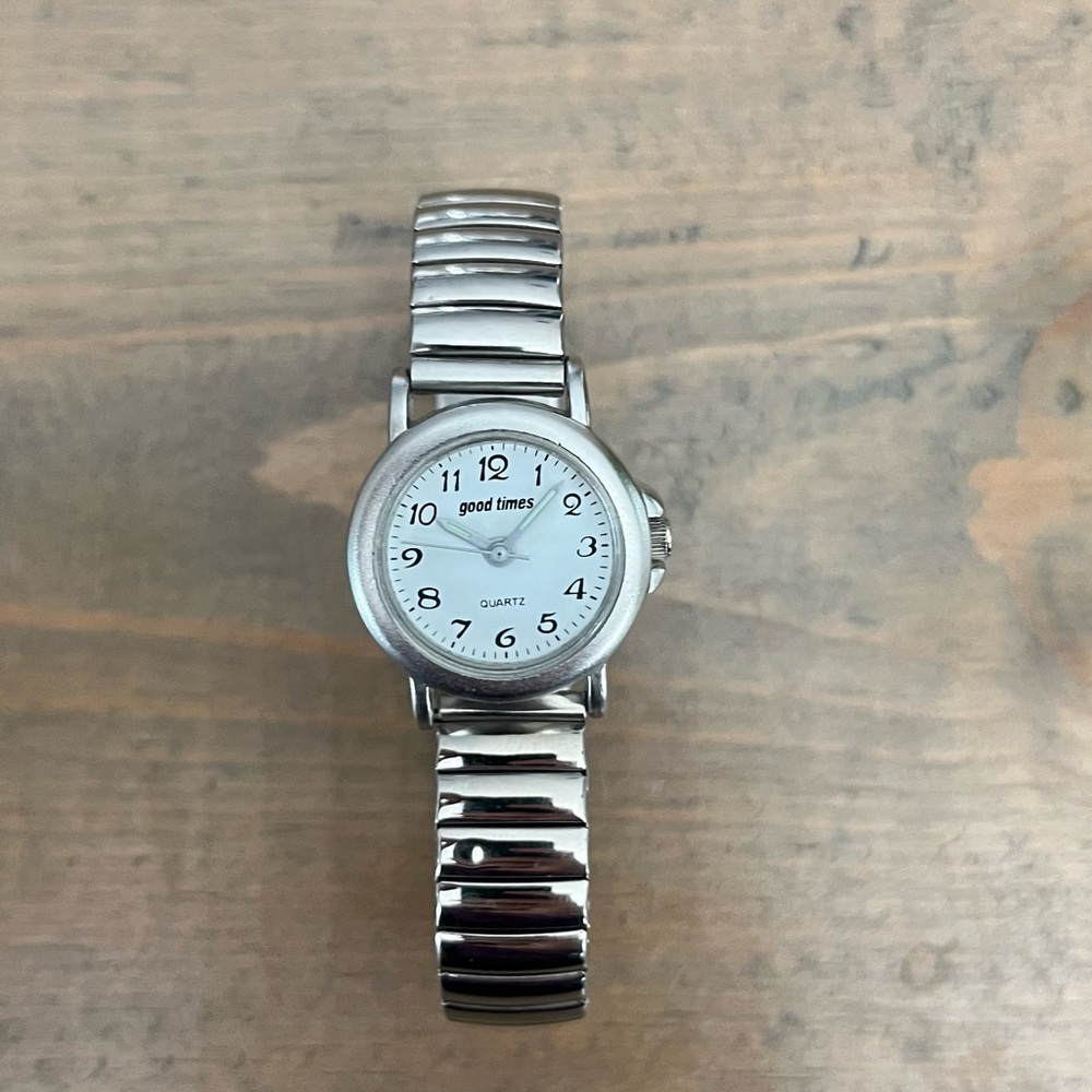 Retro Good Times Watch - Stainless Steel